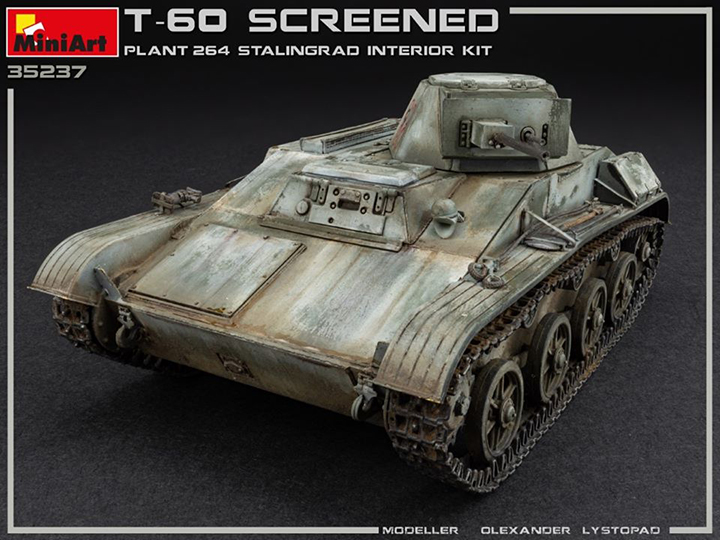 [�˾���ũ] BE35237 [Miniart] BE35237 1/35 T-60 Screened Plant No.264,Stalingrad 3
