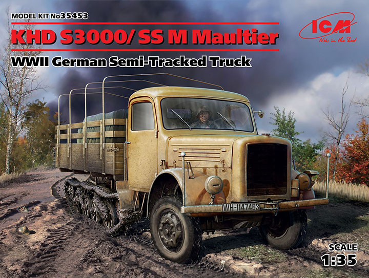 [�˾���ũ] BICM35453 [ICM] BICM35453 1/35 KHD S3000/SS M Maultier, WWII German Semi-Tracked Truck 1