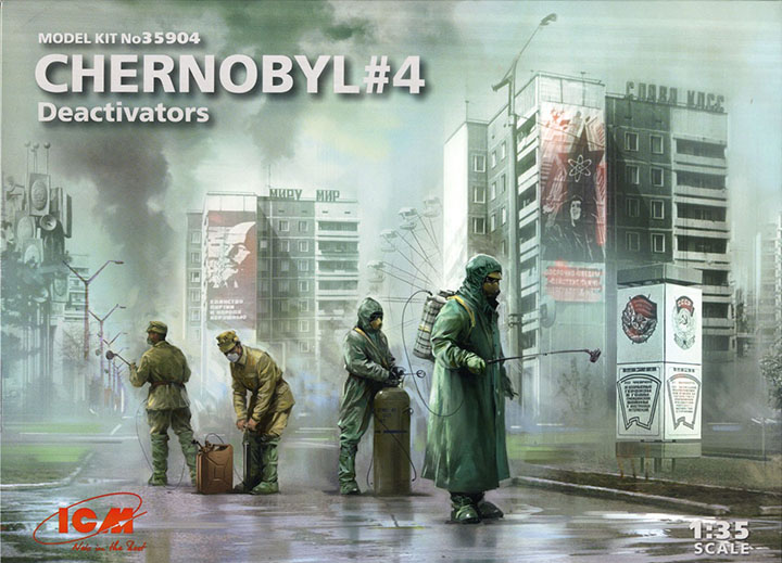 [�˾���ũ] BICM35904 [ICM] BICM35904 1/35 Chernobyl 4 Deactivators -4 Figures 1