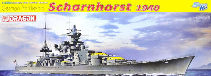 [�˾���ũ] BD1062 [Dragon] BD1062 1/350 German Battleship Scharnhorst, 1940 Off the coast of Norway 1