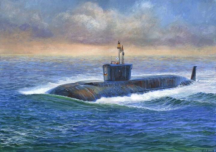 [�˾���ũ] BZ9061 [Zvezda] BZ9061 1/350 Yuri Dolgorukij(SSBN) 1