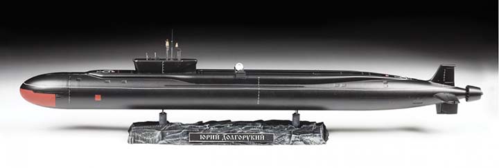 [�˾���ũ] BZ9061 [Zvezda] BZ9061 1/350 Yuri Dolgorukij(SSBN) 7