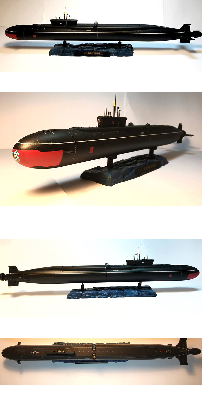[�˾���ũ] BZ9058 [Zvezda] BZ9058 1/350 Borey-Class Russian Nuclear SubmarineVladimir Monomakh 2
