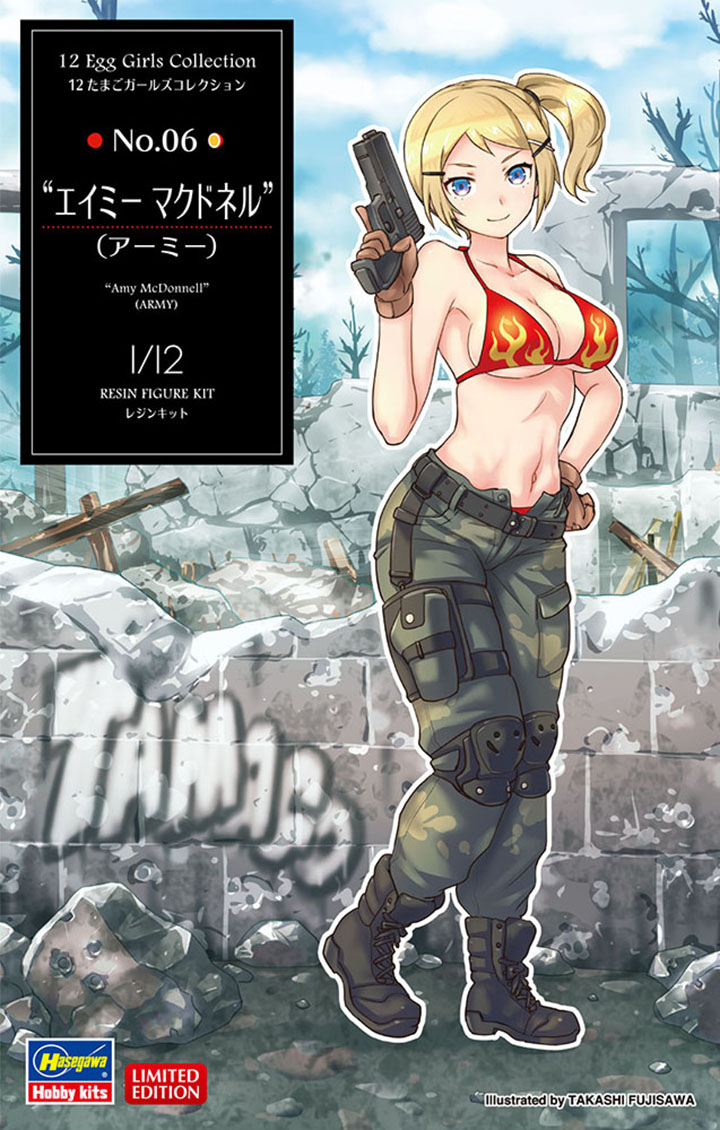 [�˾���ũ] BH52239 [Hasegawa] BH52239 1/12 SP439 12 Egg Girls Collection No.06 Amy McDonnell - Army 1