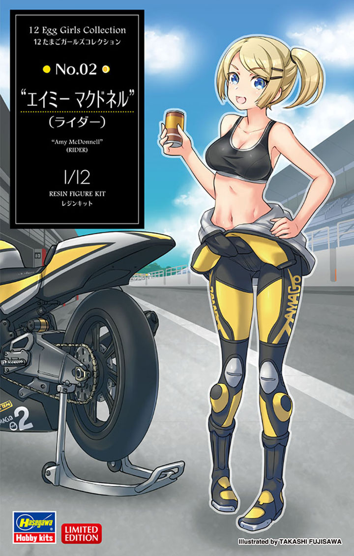 [�˾���ũ] BH52208 [Hasegawa] BH52208 1/12 12 Egg Girls Collection No.02 Amy McDonnell - Rider-����ũ ������ 1