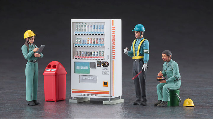 [�˾���ũ] BH66006 [Hasegawa] BH66006 1/35 Construction Worker Set B - Break Figure x 3 and Accessories 2