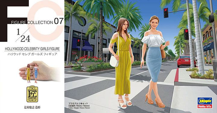 [�˾���ũ] BH29107 [Hasegawa] BH29107 1/24 FC07 Hollywood Celebrity Girls Figure 1