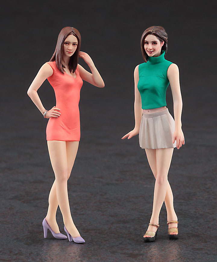 [�˾���ũ] BH29104 [Hasegawa] BH29104 1/24 Fashion Model Girls Figure -Two kits in the box 2