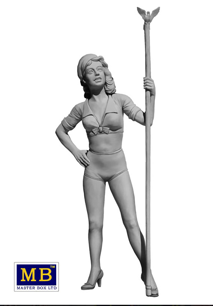 [�˾���ũ] CM24002 [MasterBox] CM24002 1/24 Pin-up series, Kit No. 2. Betty 3