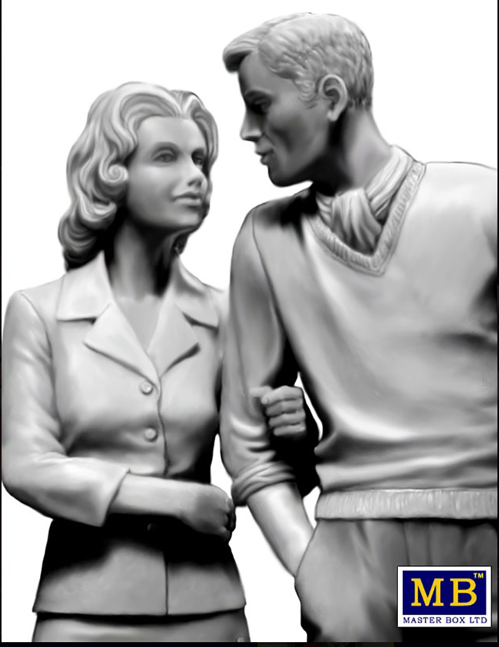 [�˾���ũ] CM24029 [MasterBox] CM24029 1/24 Bob and Sally - The Happy Couple 4