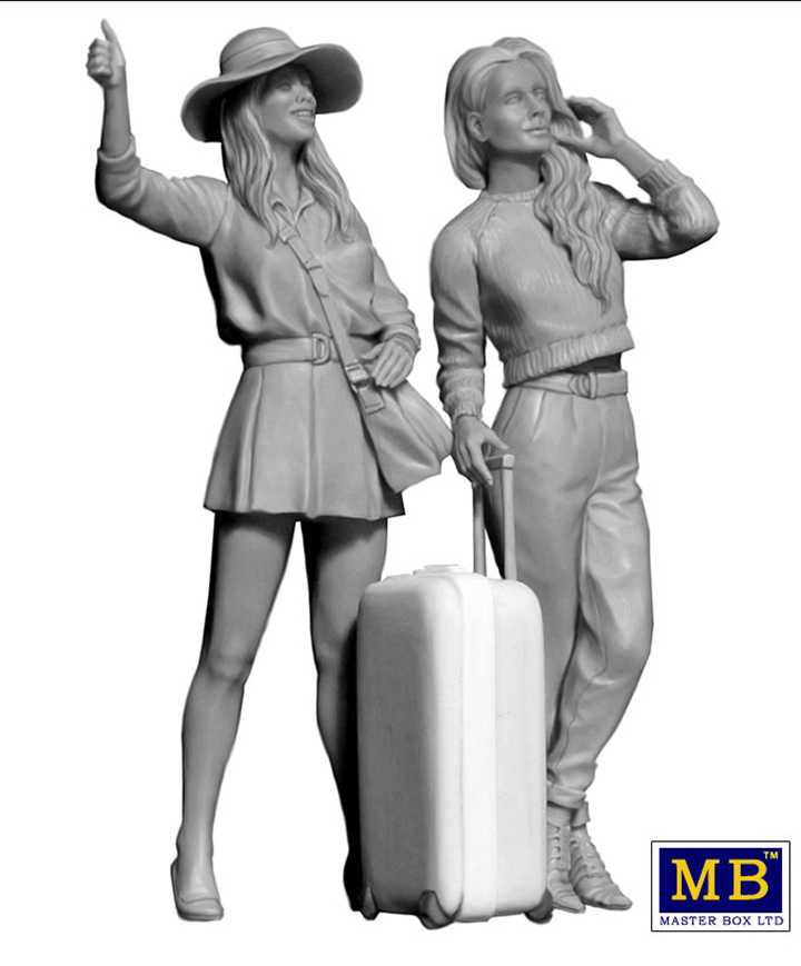 [�˾���ũ] CM24041 [MasterBox] CM24041 1/24 Truckers Series Hitchhikers,Erica & Kery 3