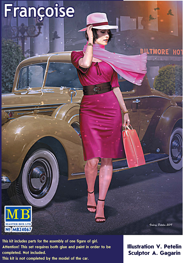[�˾���ũ] CM24067 [MasterBox] CM24067 1/24 Dangerous Curves Series Francoise 1