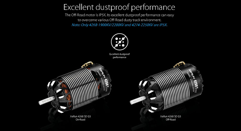 [�˾���ũ] 30401909 [HOBBYWING] XERUN 4268 SD G3 OnRoad ������Ÿ�Ը���(2800KV) - 1/8�� �귯������ �·ε� ���� (����) 6