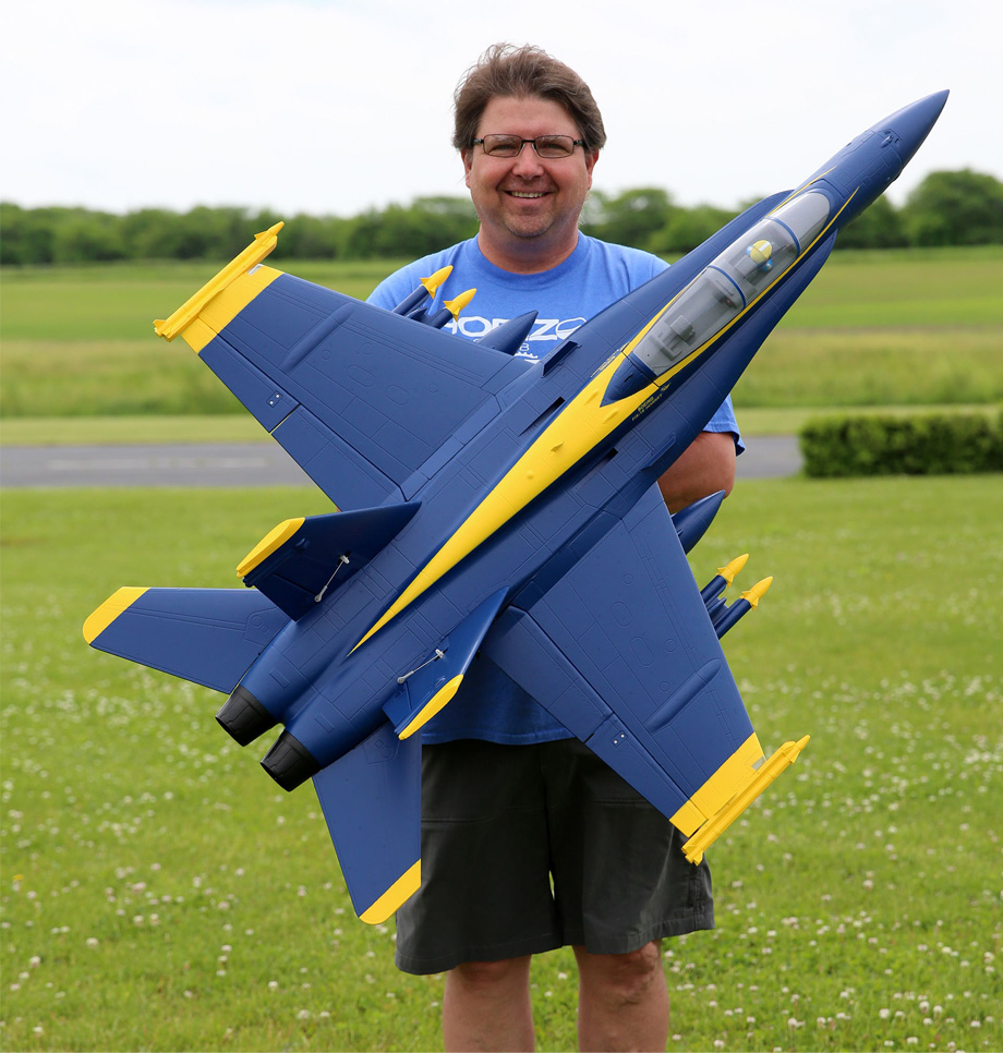 [�˾���ũ] EFL13970 [E-FLITE] 980mm F-18 Blue Angels 80mm EDF ARF Plus - ������ ������ 1