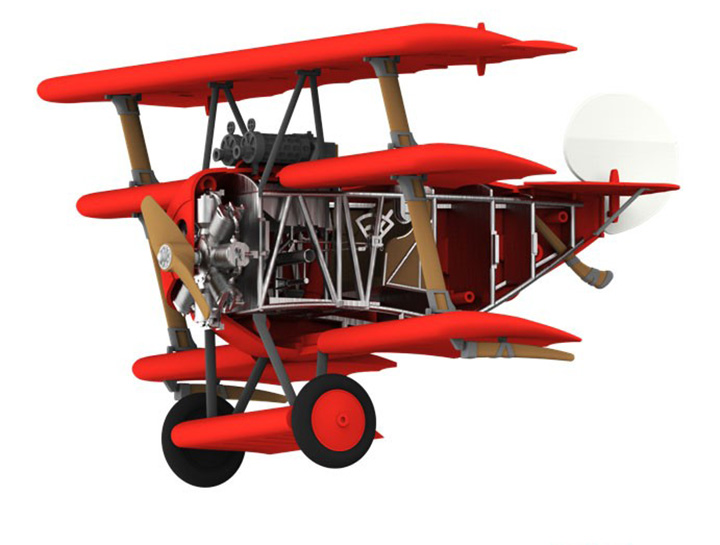 [�˾���ũ] BTSK-001 [Takom] BTSK-001 Fokker Dr.1 and Red Baron 2