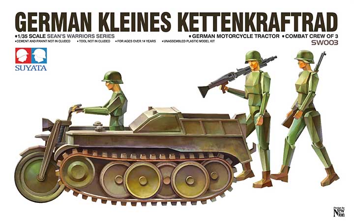 [�˾���ũ] BTSW-003 [Suyata] BTSW-003 1/35 German Kleines Kettenkraftrad-Movable Soldiers 1