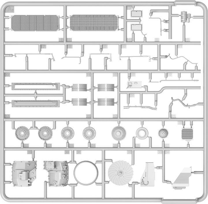 [�˾���ũ] BE37066 [Miniart] BE37066 1/35 T-54 Late Transmission Set 2