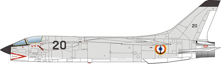 [�˾���ũ] BPPDR-27 [PLATZ] BPPDR-27 1/144 F-8E(FN) Crusader Clemenceau/Foch France NAVY 2