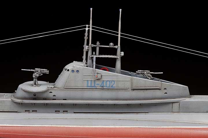 [�˾���ũ] BZ9041 [Zvezda] BZ9041 1/144 Shchuka Class Russian Submarine WWII 4