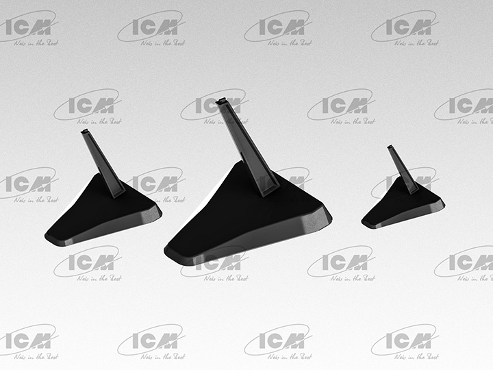 [�˾���ũ] BICMA002 [ICM] BICMA002 Aircraft Models Stands - Black Edition 2