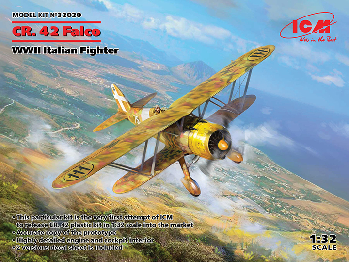 [�˾���ũ] BICM32020 [ICM] BICM32020 1/32 CR.42 Falco WWII Italian Fighter 1