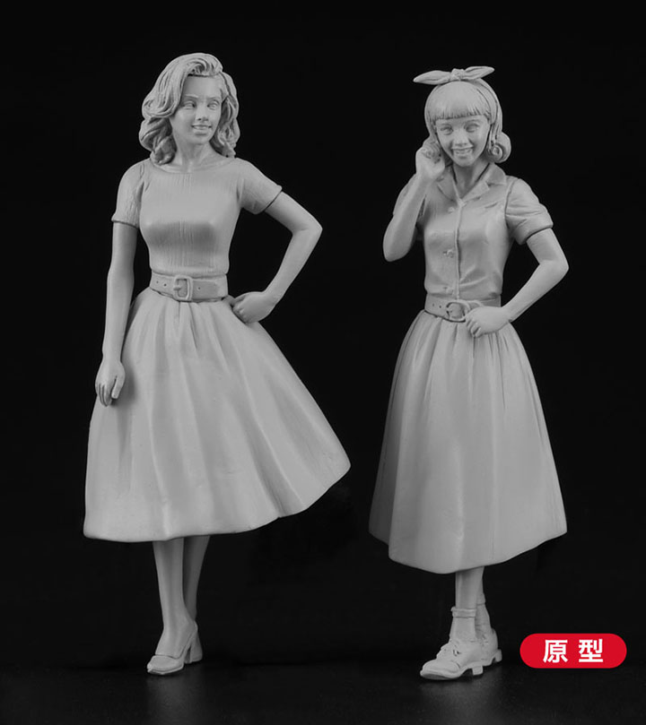 [�˾���ũ] BH29110 [Hasegawa] BH29110 1/24 FC10 50s American Girls Figure - Set of 2 4