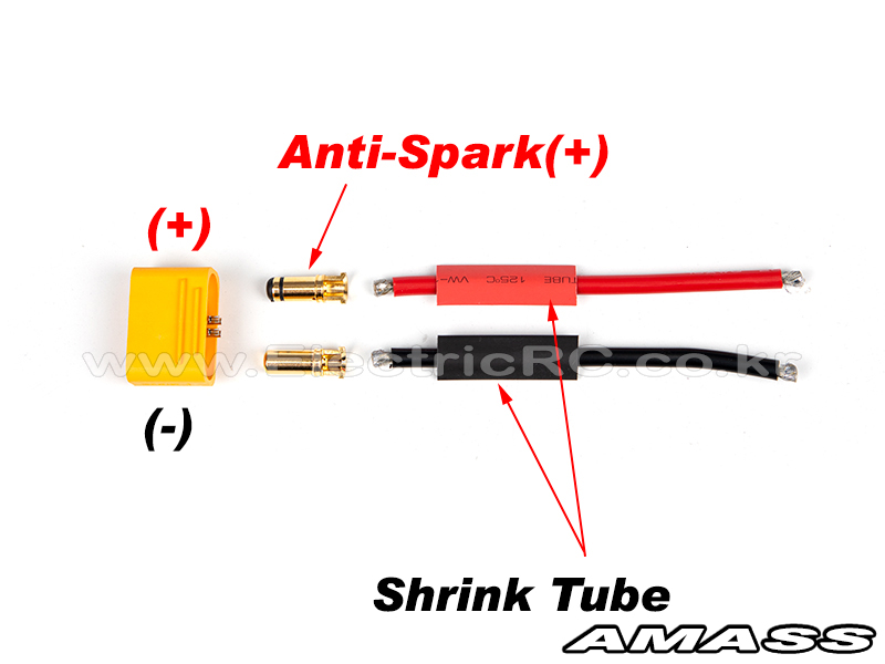 [�˾���ũ] AM-AS150U-M [AMASS] AS150U Anti-Spark/HASP Connector(ESC/Recharger Side) 2