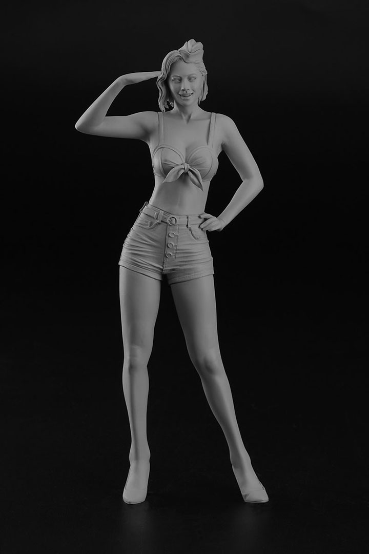 [�˾���ũ] BH52307 [Hasegawa] BH52307 1/12 SP507 12 Real Figure Collection No.12 Pinup Girl 4