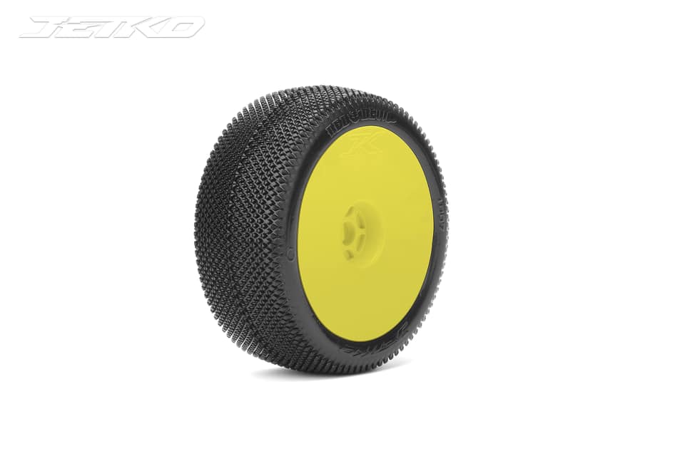[�˾���ũ] JKO1007DYUSU [JETKO] (�ֻ�� ���̽� Ÿ�̾�) RED DEVIL:1/8 Buggy Ultra Super Soft Yellow Rim (2pcs) 3