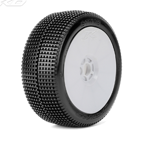 [�˾���ũ] JKO1001DWSSU [JETKO] (�ֻ�� ���̽� Ÿ�̾�) STING:1/8 Buggy Super Soft White Rim (2pcs) 3