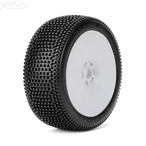 [�˾���ũ] JKO1002DWSSU [JETKO] (�ֻ�� ���̽� Ÿ�̾�) BLOCK IN:1/8 Buggy Super Soft White Rim (2pcs) 3