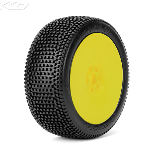 [�˾���ũ] JK1002USUYB [JETKO] (�ֻ�� ���̽� Ÿ�̾�) BLOCK IN:1/8 Buggy Ultra Super Soft Yellow Rim (2pcs) 3