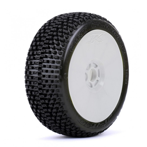 [�˾���ũ] JKO1005DWSSU [JETKO] (�ֻ�� ���̽� Ÿ�̾�) DIRT SLINGER: 1/8Buggy/Dish/White Rim/Super Soft/Unglued 1