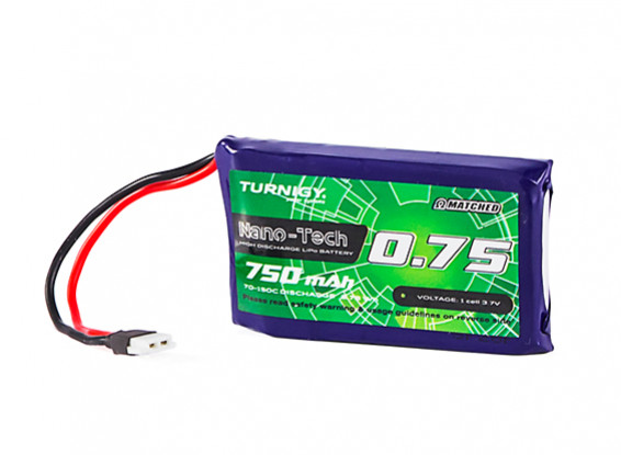 [�˾���ũ] 9210000259-0 [TURNIGY] NANO-TECH PLUS 3.7V 750mAh 70C ��Ƭ������ ���͸� 1