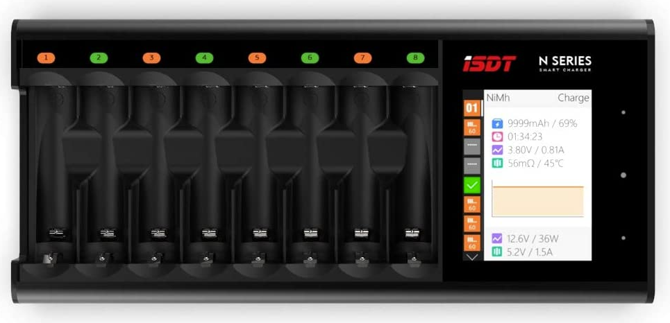 [�˾���ũ] N8-CHARGER [ISDT] N8 AA, AAA ������ ������ ������ - 8 Way 4