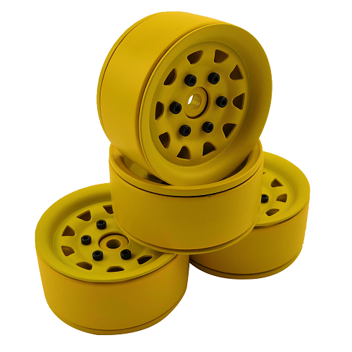 [�˾���ũ] DTCW01905B [DETAILS TECH] 01905B(4PCS �Ѵ��, ��Ż ���� ��, ���ο�2) 1.9 Aluminum Beadlock Crawler Wheels 4pcs 1