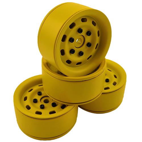 [�˾���ũ] DTCW01906B [DETAILS TECH] 01906B(4PCS �Ѵ��, ��Ż ���� ��, ���ο�) 1.9 Aluminum Beadlock Crawler Wheels 4pcs 1