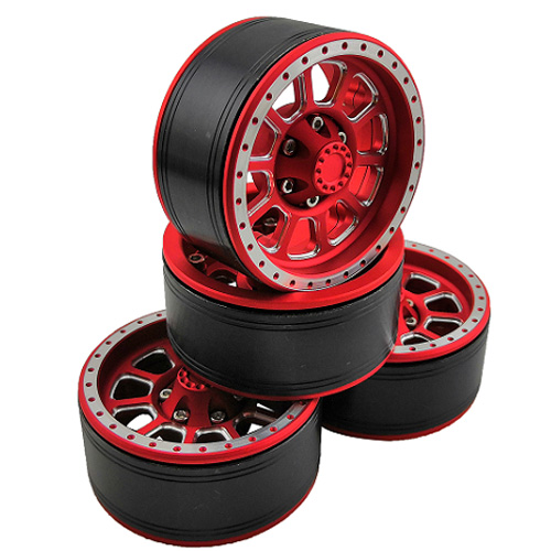 [�˾���ũ] DTCW01903A [DETAILS TECH] 01903A(4PCS �Ѵ��, ��Ż ���� ��, ����) 1.9 Aluminum Beadlock Crawler Wheels 4pcs - Ten 1