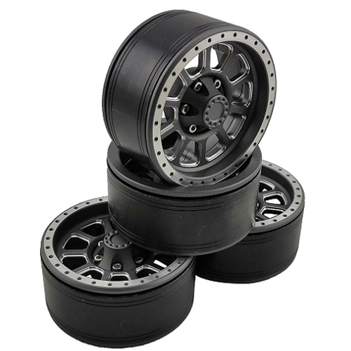 [�˾���ũ] DTCW01903C [DETAILS TECH] 01903C(4PCS �Ѵ��, ��Ż ���� ��) 1.9 Aluminum Beadlock Crawler Wheels 4pcs - Ten 1