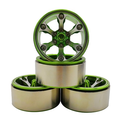 [�˾���ũ] DTCW19004A [DETAILS TECH] 19004A(4PCS �Ѵ��, ��Ż ���� ��, �׸�) 1.9 Aluminum Beadlock Crawler Wheels 4pcs 1
