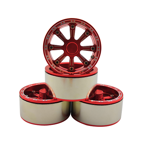 [�˾���ũ] DTCW19001A [DETAILS TECH] 19001A(4PCS �Ѵ��, ��Ż ���� ��, ����) 1.9 Aluminum Beadlock Crawler Wheels 4pcs 1