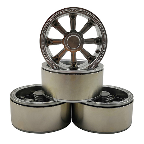 [�˾���ũ] DTCW19001C [DETAILS TECH] 19001C(4PCS �Ѵ��, ��Ż ���� ��, 8 ����ũ) 1.9 Aluminum Beadlock Crawler Wheels 4pcs 1