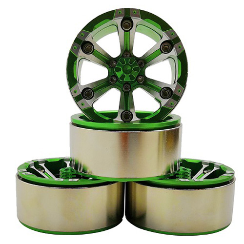 [�˾���ũ] DTCW19002A [DETAILS TECH] 19002A(4PCS �Ѵ��, ��Ż ���� ��, �׸�) 1.9 Aluminum Beadlock Crawler Wheels 4pcs 1