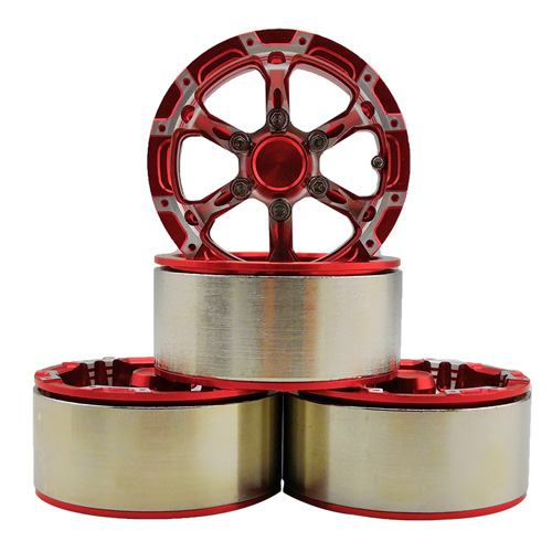 [�˾���ũ] DTCW19003A [DETAILS TECH] 19003A(4PCS �Ѵ��, ��Ż ���� ��, ����) 1.9 Aluminum Beadlock Crawler Wheels 4pcs 1