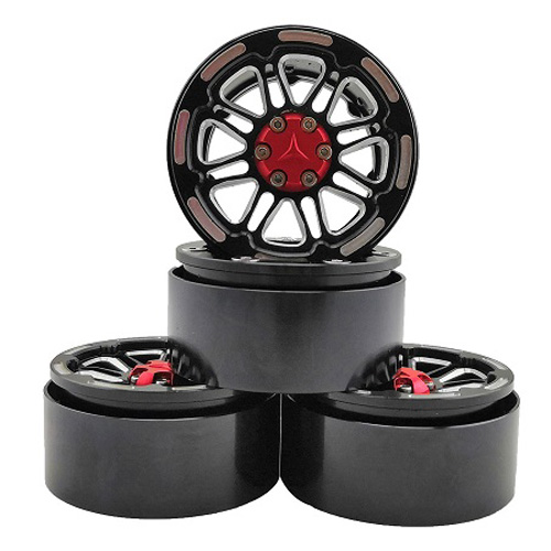 [�˾���ũ] DTCW01004 [DETAILS TECH] 01004(4PCS �Ѵ��, ��Ż ���� ��, ���� ����) 1.9 Aluminum Beadlock Crawler Wheels 4pcs 1