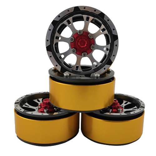 [�˾���ũ] DTCW01005 [DETAILS TECH] 01005(4PCS �Ѵ��, ��Ż ���� ��) 1.9 Aluminum Beadlock Crawler Wheels 4pcs 1