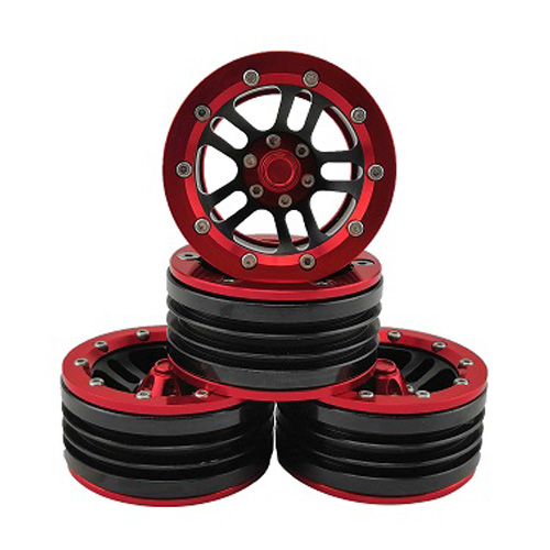 [�˾���ũ] DTCW02002 [DETAILS TECH] 02002(4PCS �Ѵ��, ��Ż ���� ��, ����) 1.9 Aluminum Beadlock Crawler Wheels 4pcs 1