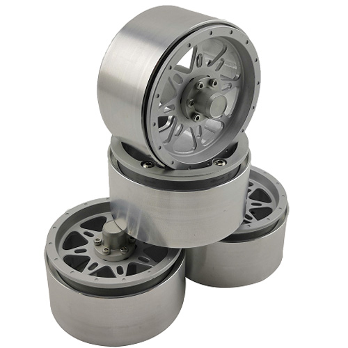 [�˾���ũ] DTCW02205B [DETAILS TECH] 02205B(4PCS �Ѵ��, ��Ż ���� ��, �ǹ�) 2.2 Aluminum Beadlock Crawler Wheels 4pcs - Octagonal 1