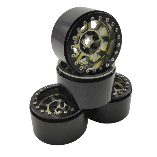 [�˾���ũ] DTCW02207B [DETAILS TECH] 02207B(4PCS �Ѵ��, ��Ż ���� ��) 2.2 Aluminum Beadlock Crawler Wheels 4pcs 1