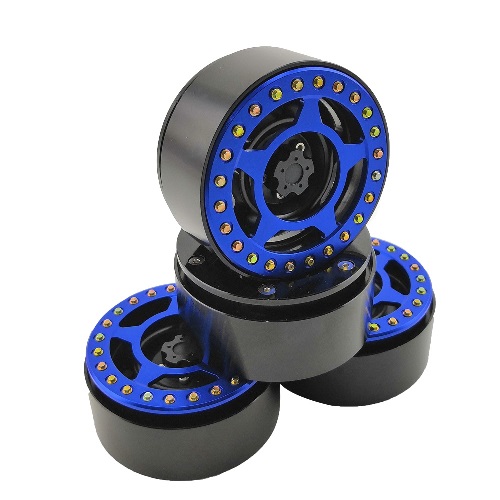 [�˾���ũ] DTCW02208B [DETAILS TECH] 02208B(4PCS �Ѵ��, ��Ż ���� ��) 2.2 Aluminum Beadlock Crawler Wheels 4pcs 1